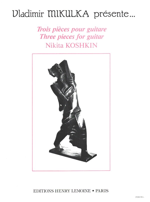 3 Pièces pour guitare&nbsp;&nbsp;&nbsp;&nbsp;