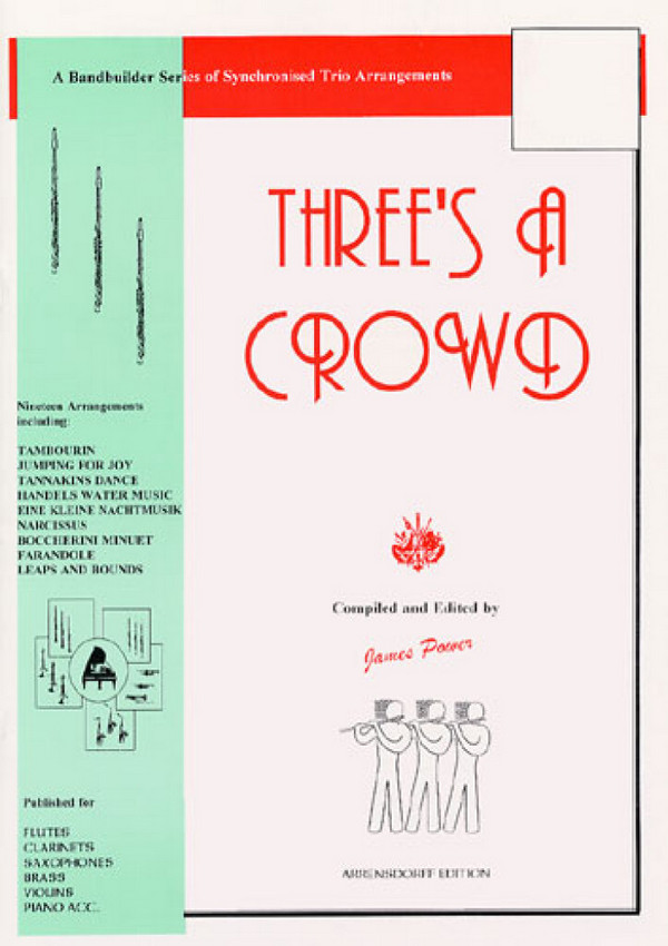 Three's a Crowd vol. 3 for 3 violins&nbsp;&nbsp;score&nbsp;&nbsp;