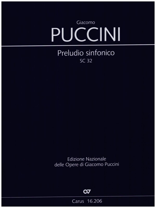 Preludio sinfonico SC32&nbsp;&nbsp;für Orchester&nbsp;&nbsp;Partitur