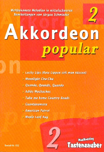 Akkordeon popular Band 2  für Akkordeon  