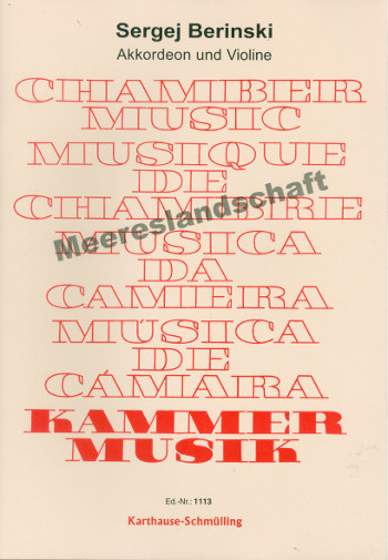 Meereslandschaft für Violine  und Akkordeon  