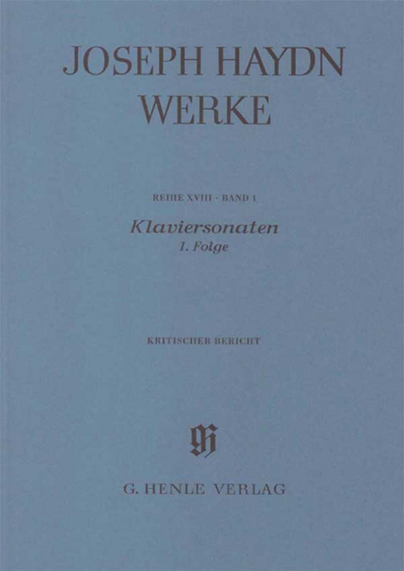 Klaviersonaten Band 1 Kritischer Bericht&nbsp;&nbsp;&nbsp;&nbsp;