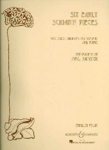 Sechs frühe Skrjabin Stücke  für Solo-Streicher und Klavier  Einzelstimme