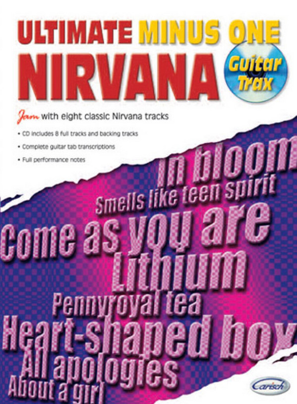 Nirvana (+CD): guitar trax&nbsp;&nbsp;Songbook vocal/guitar/tab&nbsp;&nbsp;