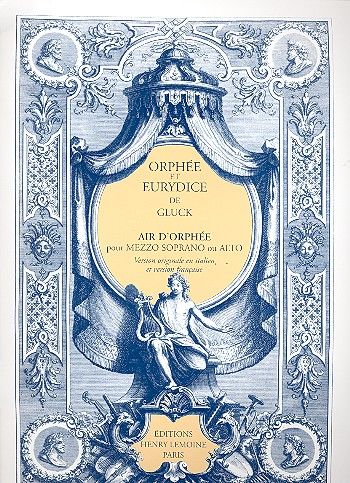 Air d'Orphée pour mezzo soprano ou  alto et piano  
