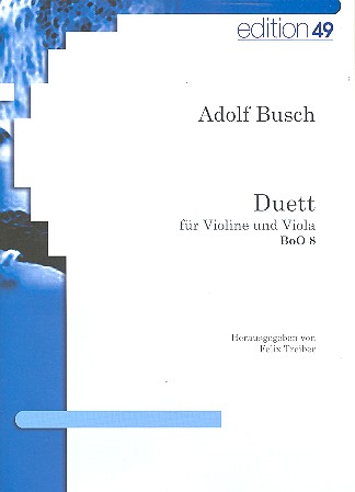 Duett BoO8  für Violine und Viola  Partitur und Stimmen