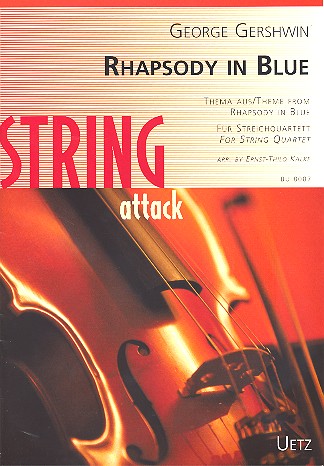 Rhapsody in Blue (Thema)&nbsp;&nbsp;für Streichquartett&nbsp;&nbsp;Partitur und Stimmen
