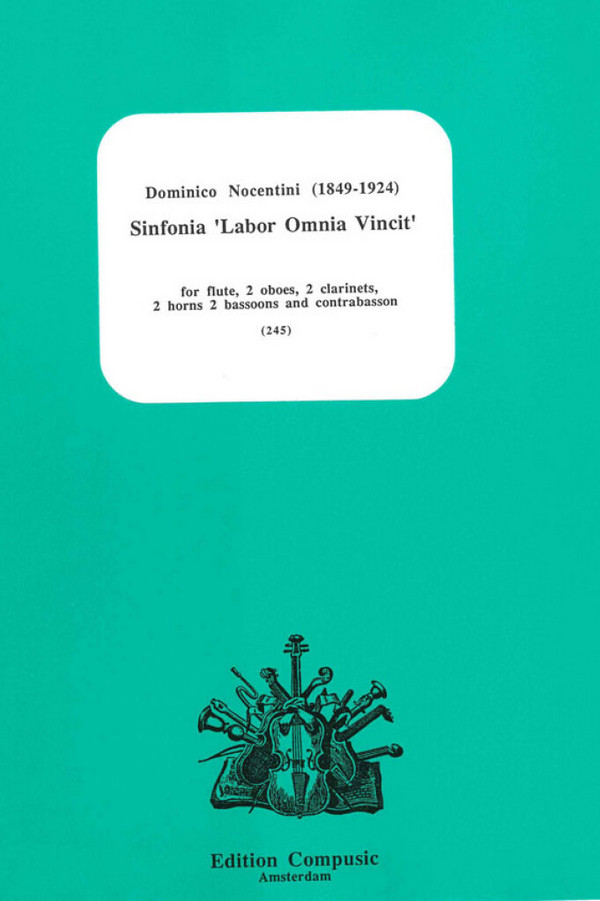 Sinfonia Labor omnia vincit für Flöte, 2 Oboen,&nbsp;&nbsp;2 Klarinetten, 2 Hörner, 2 Fagotte und Kontrafagott&nbsp;&nbsp;Partitur und Stimmen