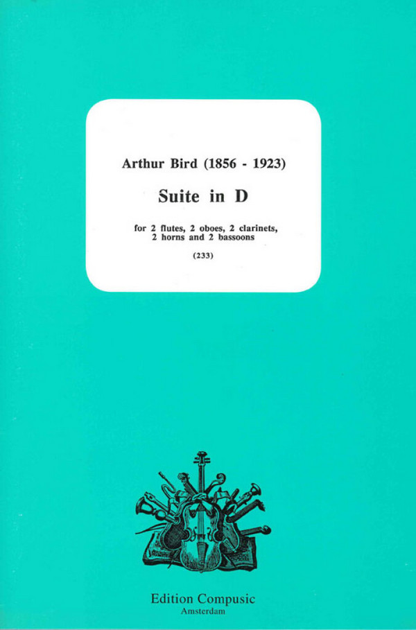 Suite in D für 2 Flöten, 2 Oboen,  2 Klarinetten, 2 Hörner und 2 Fagotte  Partitur und Stimmen