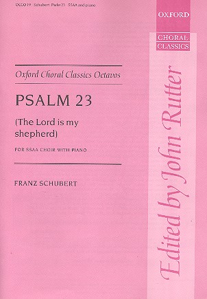 The Lord is my Shepherd&nbsp;&nbsp;for female chorus and piano&nbsp;&nbsp;score (dt/en)