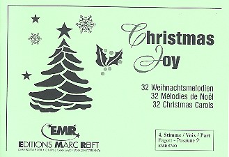 Christmas Joy: 32 Weihnachtsmelodien&nbsp;&nbsp;für Blasorchester&nbsp;&nbsp;4. Stimme (Fagott / Posaune im Bassschlüssel)