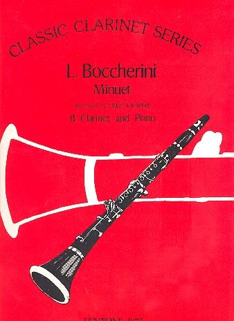 Menuett  für Klarinette und Klavier  