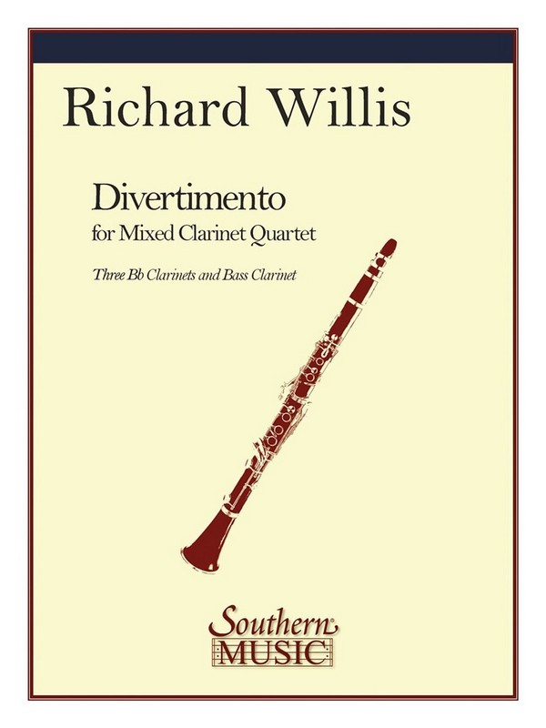 Divertimento für 3 Klarinetten und Bassklarinette&nbsp;&nbsp;Partitur und Stimmen&nbsp;&nbsp;