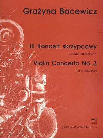 Konzert Nr.3 für Violine und Orchester&nbsp;&nbsp;für Violine und Klavier&nbsp;&nbsp;