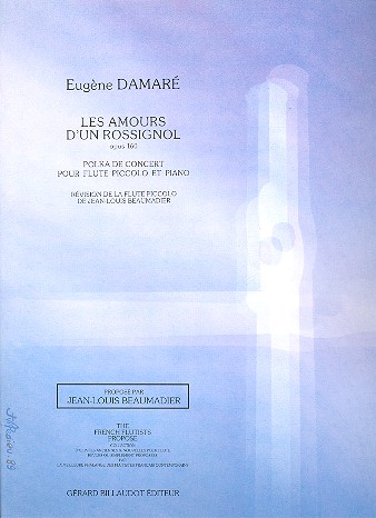 Les amours d'un rossignol op.160 polka de&nbsp;&nbsp;concert pour flute piccolo et piano&nbsp;&nbsp;