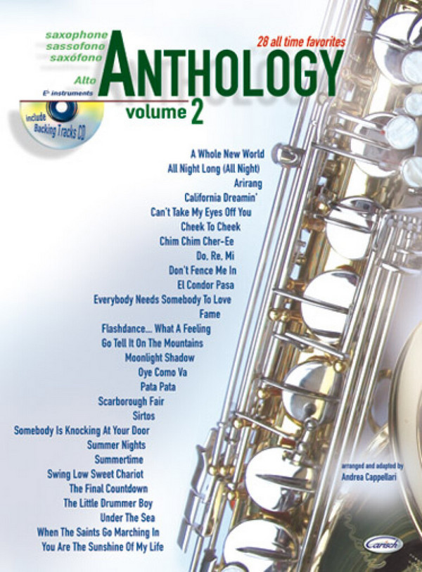 Anthology vol.2 (+CD): for alto saxophone    
