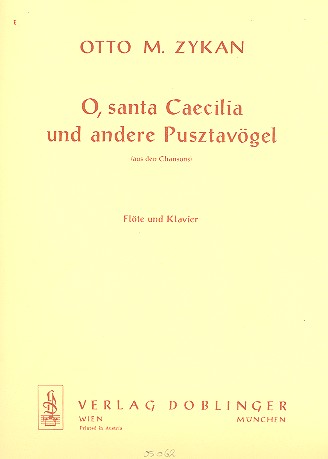 O santa Caecilia und andere Pusztavögel  für Flöte und Klavier  