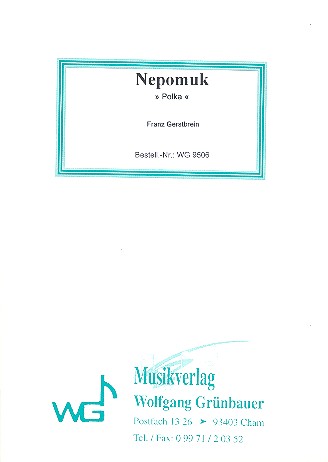 Nepomuk Polka für Blasorchester  Direktion+Stimmen  