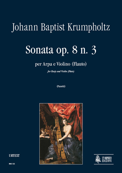 Sonata op.8,3 per arpa e violino (flauto)    