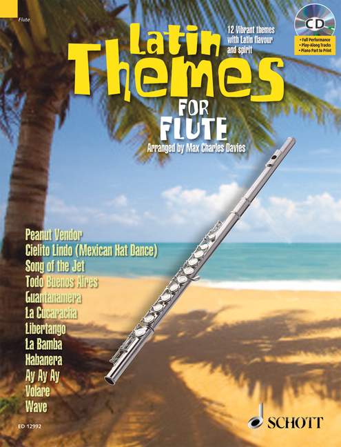 Latin Themes (+CD)&nbsp;&nbsp;für Flöte&nbsp;&nbsp;(Klavierbegleitung als PDF zum Ausdrucken)