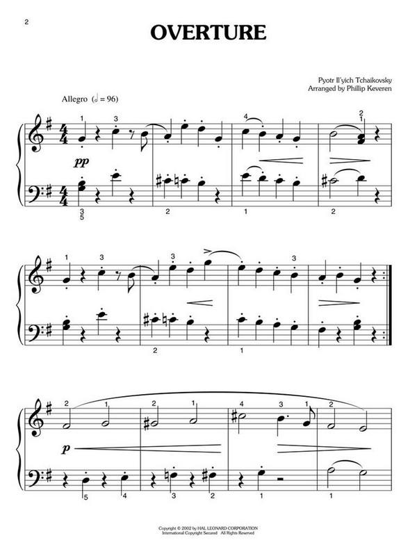 The Nutcracker (selections)&nbsp;&nbsp;for big note piano&nbsp;&nbsp;
