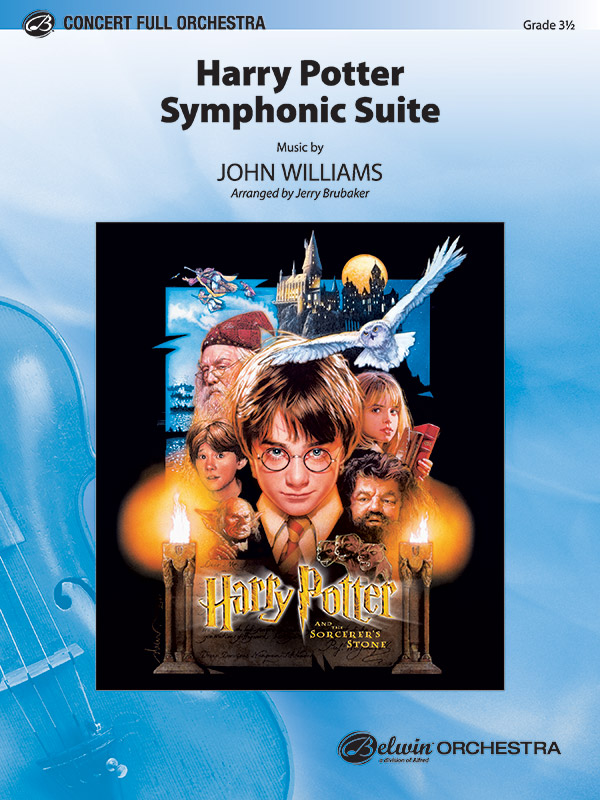 Harry Potter Symphonic Suite&nbsp;&nbsp;for orchestra&nbsp;&nbsp;score and parts (strings 8-8-5-5-5)