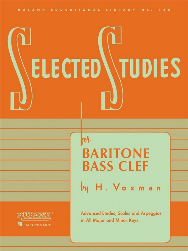 Selected Studies for baritone&nbsp;&nbsp;bass clef&nbsp;&nbsp;