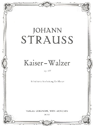 Kaiserwalzer op.437 erleichterte&nbsp;&nbsp;Ausgabe für Klavier&nbsp;&nbsp;