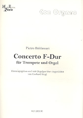 Concerto F-Dur für Trompete und Orgel    