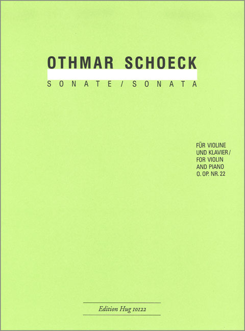 Sonate Nr.22  für Violine und Klavier  