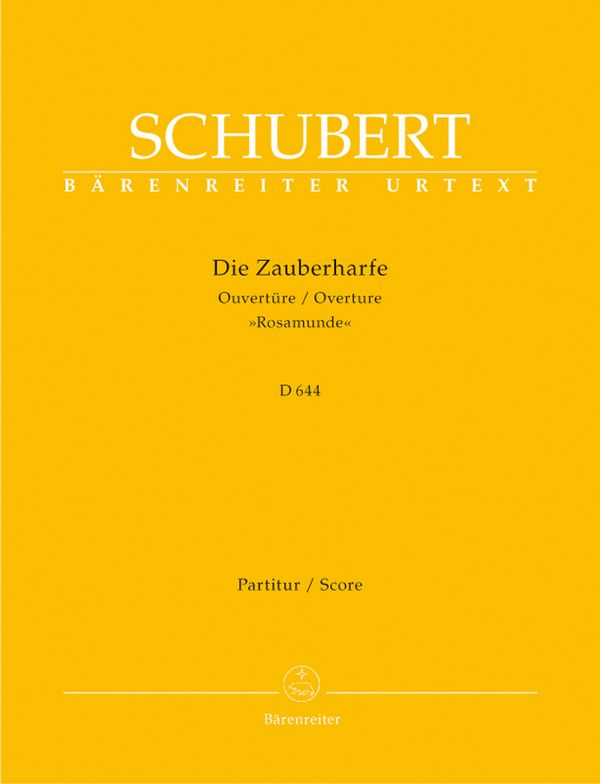 Ouvertüre zu Die Zauberharfe C-Dur D644&nbsp;&nbsp;für Orchester&nbsp;&nbsp;Partitur