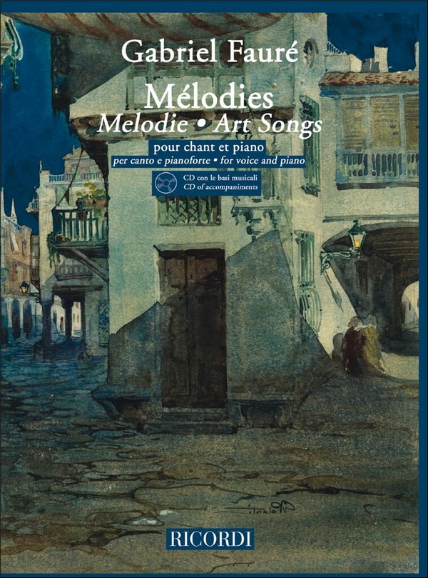 Mélodies (+CD) pour chant et piano&nbsp;&nbsp;(frz/en)&nbsp;&nbsp;