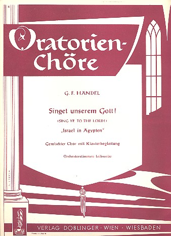 Singet unserem Gott&nbsp;&nbsp;für gem Chor und Klavier&nbsp;&nbsp;Partitur (dt/en)