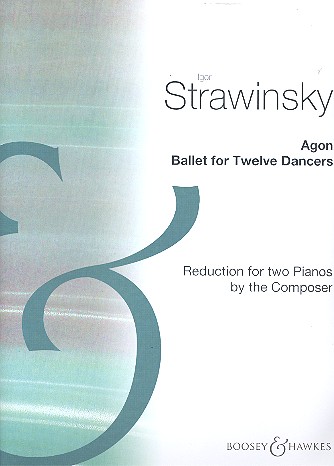 Agon  für Orchester  Klavierauszug