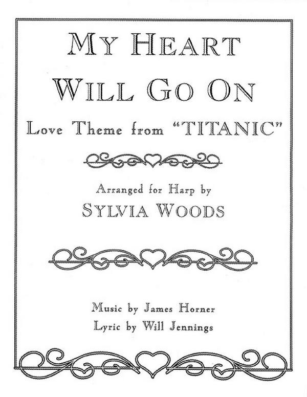 My Heart will go on for harp    