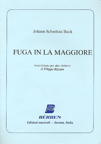 Fuge A-Dur für 2 Gitarren&nbsp;&nbsp;Spielpartitur&nbsp;&nbsp;