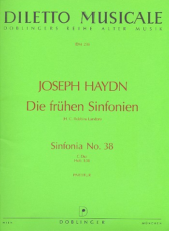 Sinfonie C-Dur Nr.38 Hob.I:38&nbsp;&nbsp;für Orchester&nbsp;&nbsp;Partitur