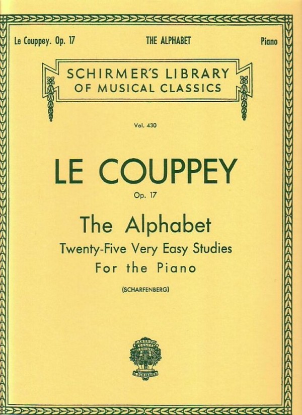 The Alphabet 25 (very easy studies)&nbsp;&nbsp;for the piano&nbsp;&nbsp;