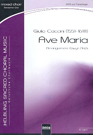 Ave Maria für gem Chor und Klavier (Orgel)  Partitur  