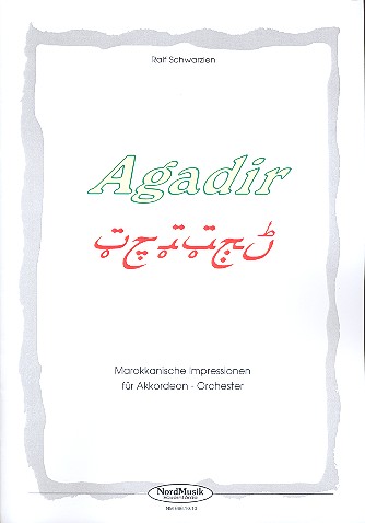 Agadir  für Akkordeonorchester  Partitur