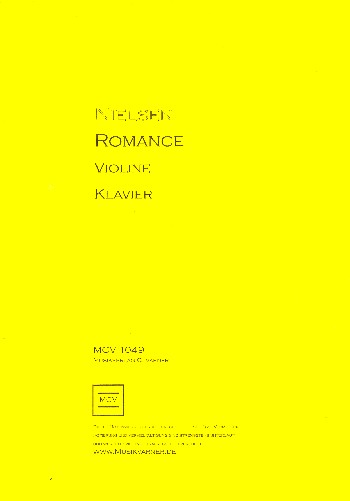 Romance op.2  für Violine und Klavier  