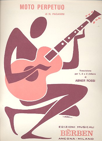 Moto perpetuo für 1-3 Gitarren&nbsp;&nbsp;Spielpartitur&nbsp;&nbsp;