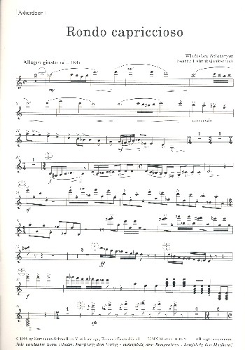 Rondo Capriccioso  für 2 Akkordeons  Akkordeon 1