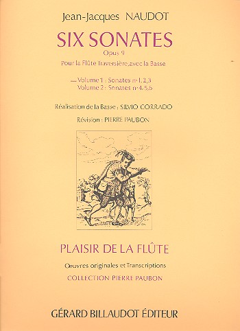 6 sonates op.9 vol.1 (nos.1-3)&nbsp;&nbsp;pour flute et Bc&nbsp;&nbsp;