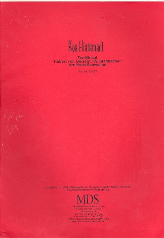 Koa Hiatamadl: für Blasorchester  Partitur+Stimmen  