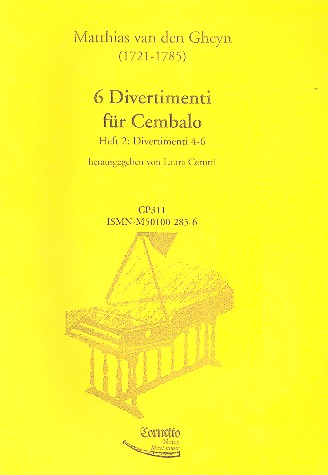 6 Divertimenti Band 1 (Nr.4-6)  für Cembalo  
