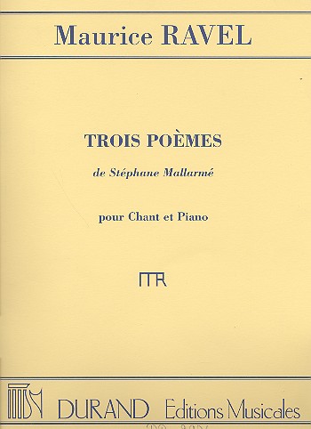 3 poèmes: pour chant et piano    