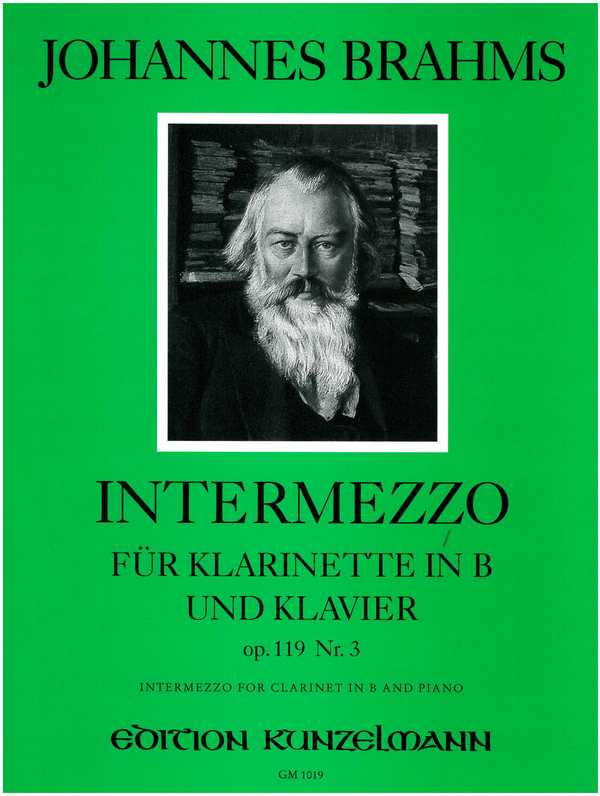 Intermezzo op.119,3&nbsp;&nbsp;für Klarinette und Klavier&nbsp;&nbsp;