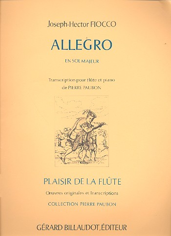 Allegro sol majeur pour flute et piano    