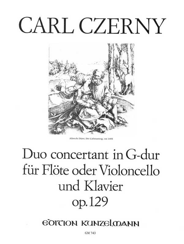 Duo concertant op.129&nbsp;&nbsp;für Flöte (Violoncello) und Klavier&nbsp;&nbsp;